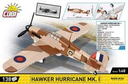 COBI HAWKER HURRICANE MK.I MYŚLIWIEC WOJSKOWY SAMOLOT POLSKIE KLOCKI WW2