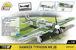 COBI HAWKER TYPHOON MK.IB MYŚLIWIEC WOJSKOWY BOMBOWIEC SAMOLOT KLOCKI WW2