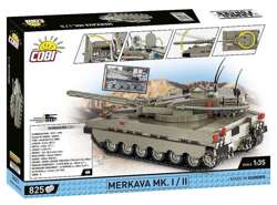 COBI IZRAELSKI CZOŁG MERKAVA MK. I/II KLOCKI KONSTRUKCYJNE 825 EL. 1:35