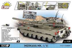 COBI IZRAELSKI CZOŁG MERKAVA MK. I/II KLOCKI KONSTRUKCYJNE 825 EL. 1:35