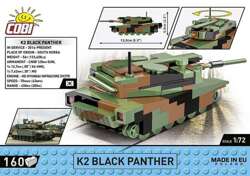 COBI K2 BLACK PANTHER CZOŁG KOREAŃSKI RUCHOMA WIEŻA KLOCKI ARMED FORCES