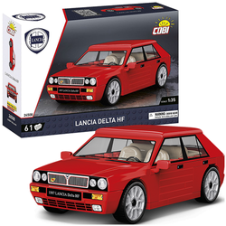 COBI LANCIA DELTA HF 1987 YOUNGTIMER POLSKIE KLOCKI RAJDÓWKA SAMOCHÓD AUTO