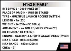 COBI M142 HIMARS RAKIETOWY SYSTEM POLSKIE KLOCKI KONSTRUKCYJNE 604 EL.