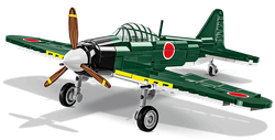 COBI MITSUBISHI A6M2 ZERO MYŚLIWIEC WOJSKOWY JAPOŃSKI SAMOLOT KLOCKI WW2