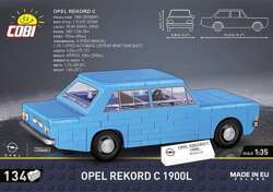 COBI OPEL REKORD C 1900L POLSKIE KLOCKI KONSTRUKCYJNE SAMOCHÓD 134 EL. 1:35