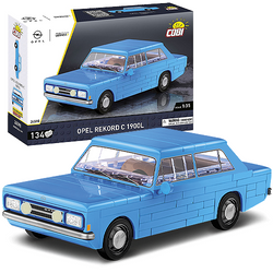 COBI OPEL REKORD C 1900L POLSKIE KLOCKI KONSTRUKCYJNE SAMOCHÓD 134 EL. 1:35