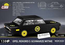 COBI OPEL REKORD C-SCHWARZE WITWE POLSKIE KLOCKI KONSTRUKCYJNE SAMOCHÓD