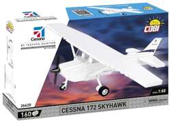 COBI SAMOLOT CESSNA 172 SKYHAWK-WHITE POLSKIE KLOCKI KONSTRUKCYJNE 160 EL.