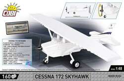 COBI SAMOLOT CESSNA 172 SKYHAWK-WHITE POLSKIE KLOCKI KONSTRUKCYJNE 160 EL.