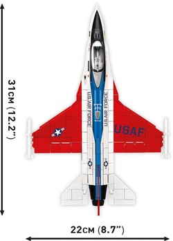 COBI SAMOLOT F-16 (YF-16) FIRST FLIGHT 1974 POLSKIE KLOCKI KONSTRUKCYJNE