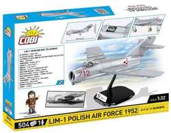 COBI SAMOLOT LIM-1 POLISH AIR FORCE 1952 POLSKIE KLOCKI KONSTRUKCYJNE 504EL