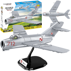 COBI SAMOLOT LIM-1 POLISH AIR FORCE 1952 POLSKIE KLOCKI KONSTRUKCYJNE 504EL