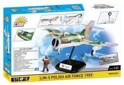 COBI SAMOLOT LIM-5 POLISH AIR FORCE 1959  KLOCKI KONSTRUKCYJNE 575 EL. 1:32