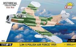 COBI SAMOLOT LIM-5 POLISH AIR FORCE 1959  KLOCKI KONSTRUKCYJNE 575 EL. 1:32