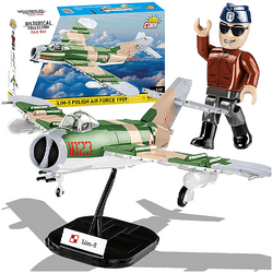 COBI SAMOLOT LIM-5 POLISH AIR FORCE 1959  KLOCKI KONSTRUKCYJNE 575 EL. 1:32