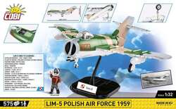 COBI SAMOLOT LIM-5 POLISH AIR FORCE 1959  KLOCKI KONSTRUKCYJNE 575 EL. 1:32