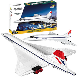 COBI SAMOLOT PASAŻERSKI CONCORDE G-BBDG KLOCKI KONSTRUKCYJNE 455 EL. 1:95