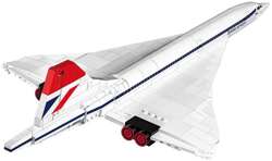 COBI SAMOLOT PASAŻERSKI CONCORDE G-BBDG KLOCKI KONSTRUKCYJNE 455 EL. 1:95