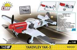 COBI YAKOVLEV YAK-3 MYŚLIWIEC WOJSKOWY SAMOLOT POLSKIE KLOCKI WW2