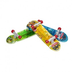 DESKOROLKA DO SKRĘCANIA MINI DESKOROLKA SKATE FINGERBOARD ŚWIECI 3 SZT.