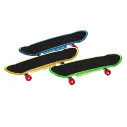 DESKOROLKA DO SKRĘCANIA MINI DESKOROLKA SKATE FINGERBOARD ŚWIECI 3 SZT.