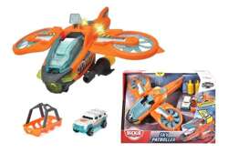 DICKIE TOYS LATAJĄCY SKY PATROLLER SAMOLOT RESCUE HYBRIDS ŚWIATŁO DŹWIĘK 