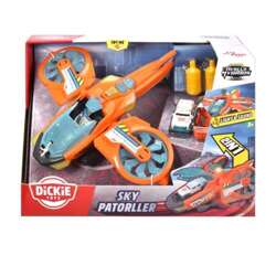 DICKIE TOYS LATAJĄCY SKY PATROLLER SAMOLOT RESCUE HYBRIDS ŚWIATŁO DŹWIĘK 