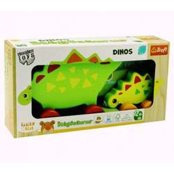 DINO STEGOSAURUS NA KÓŁKACH DO CIĄGANIA 1+ TREFL