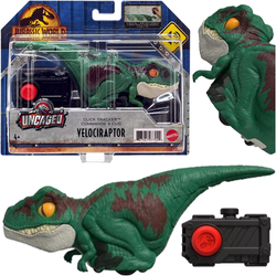 DINOZAUR INTERAKTYWNY ZDALNIE STEROWANY VELICIRAPTOR JURASSIC WORLD