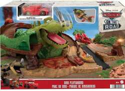 DISNEY AUTA CARS ON THE ROAD PLAC ZABAW DINO JASKINIOWIEC ZYGZAK MATTEL