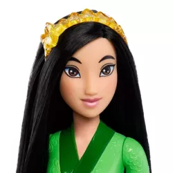 DISNEY PRINCESS LALKA KSIĘŻNICZKA MULAN W BŁYSZCZĄCEJ SUKIENCE MATTEL