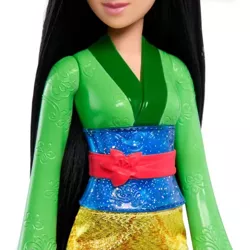 DISNEY PRINCESS LALKA KSIĘŻNICZKA MULAN W BŁYSZCZĄCEJ SUKIENCE MATTEL