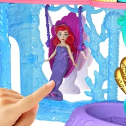 DISNEY PRINCESS PAŁAC ARIEL MAŁA SYRENKA ZAMEK PODWODNY PIĘTROWY MATTEL