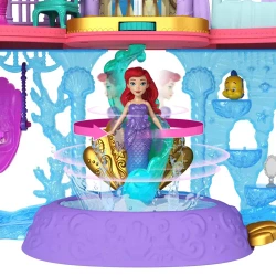 DISNEY PRINCESS PAŁAC ARIEL MAŁA SYRENKA ZAMEK PODWODNY PIĘTROWY MATTEL