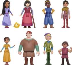 DISNEY ŻYCZENIE WISH FIGURKI LALECZKI ŚWIAT ROSAS 9w1 ASHA MATTEL