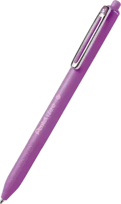 DŁUGOPIS AUTOMATYCZNY ERGONOMICZNY 0,7 MM FIOLETOWY IZEE PENTEL