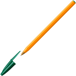 DŁUGOPIS BIC ORANGE ORIGINAL Z ZATYCZKĄ ZIELONY