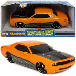 DODGE CHALLENGER CONCEPT MAISTO MOTOSUNDS SAMOCHÓD AUTO 1:24 ŚWIATŁO DŹWIĘK