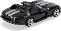 DODGE VIPER SRT CABRIO CZARNY SAMOCHÓD METALOWY AUTO MODEL BBURAGO 1:43