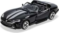 DODGE VIPER SRT CABRIO CZARNY SAMOCHÓD METALOWY AUTO MODEL BBURAGO 1:43