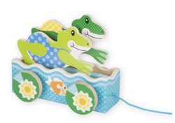 DREWNIANE ŻABKI ŻABY DO CIĄGANIA MELISSA AND DOUG