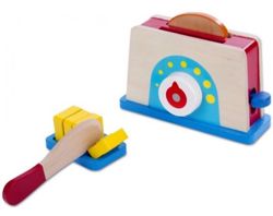 DREWNIANY TOSTER TOSTY AKCESORIA MELISSA AND DOUG