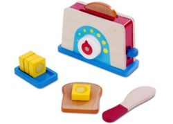 DREWNIANY TOSTER TOSTY AKCESORIA MELISSA AND DOUG