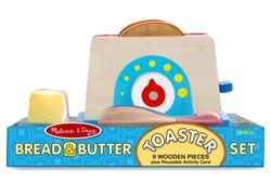 DREWNIANY TOSTER TOSTY AKCESORIA MELISSA AND DOUG