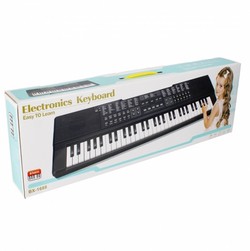 DUŻE ORGANY KEYBOARD PIANINO Z MIKROFONEM MUZYKA