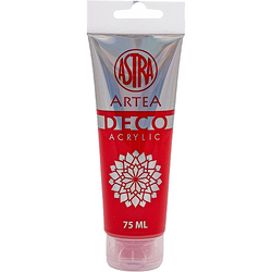 FARBA AKRYLOWA DECO ARTEA TUBKA ASTRA JASNY CZERWONY 75 ml 