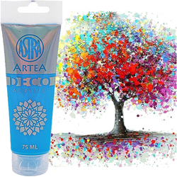 FARBA AKRYLOWA DECO ARTEA TUBKA ASTRA NEONOWY NIEBIESKI 75 ml 