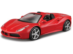 FERRARI 488 SPIDER BBURAGO SAMOCHÓD MODEL METALOWY POJAZD LAKIEROWANY 1:43