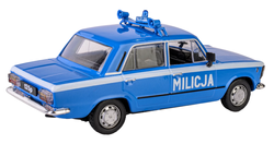 FIAT 125P MILICJA MODEL METALOWY KOLEKCJA PRL 1:43