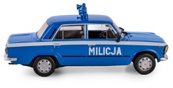 FIAT 125P MILICJA MODEL METALOWY KOLEKCJA PRL 1:43